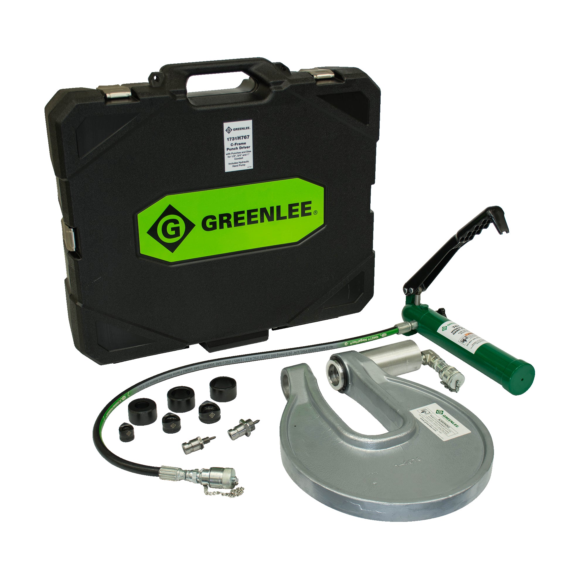 Impulsor de punzón hidráulico Greenlee - Sacabocados
