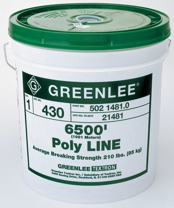 Soga con envoltura en espiral de 1 capa Greenlee - Pasacables y Traccionadores
