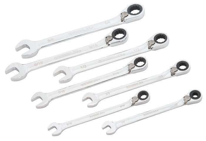 Juego de llaves de trinquete de 7 piezas Greenlee - Herramientas Manuales