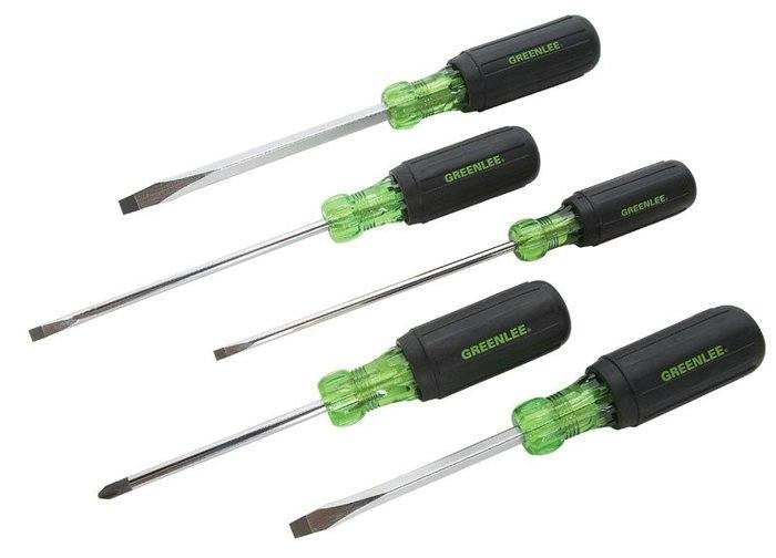 Juego de destornilladores de 5 piezas Greenlee - Herramientas Manuales