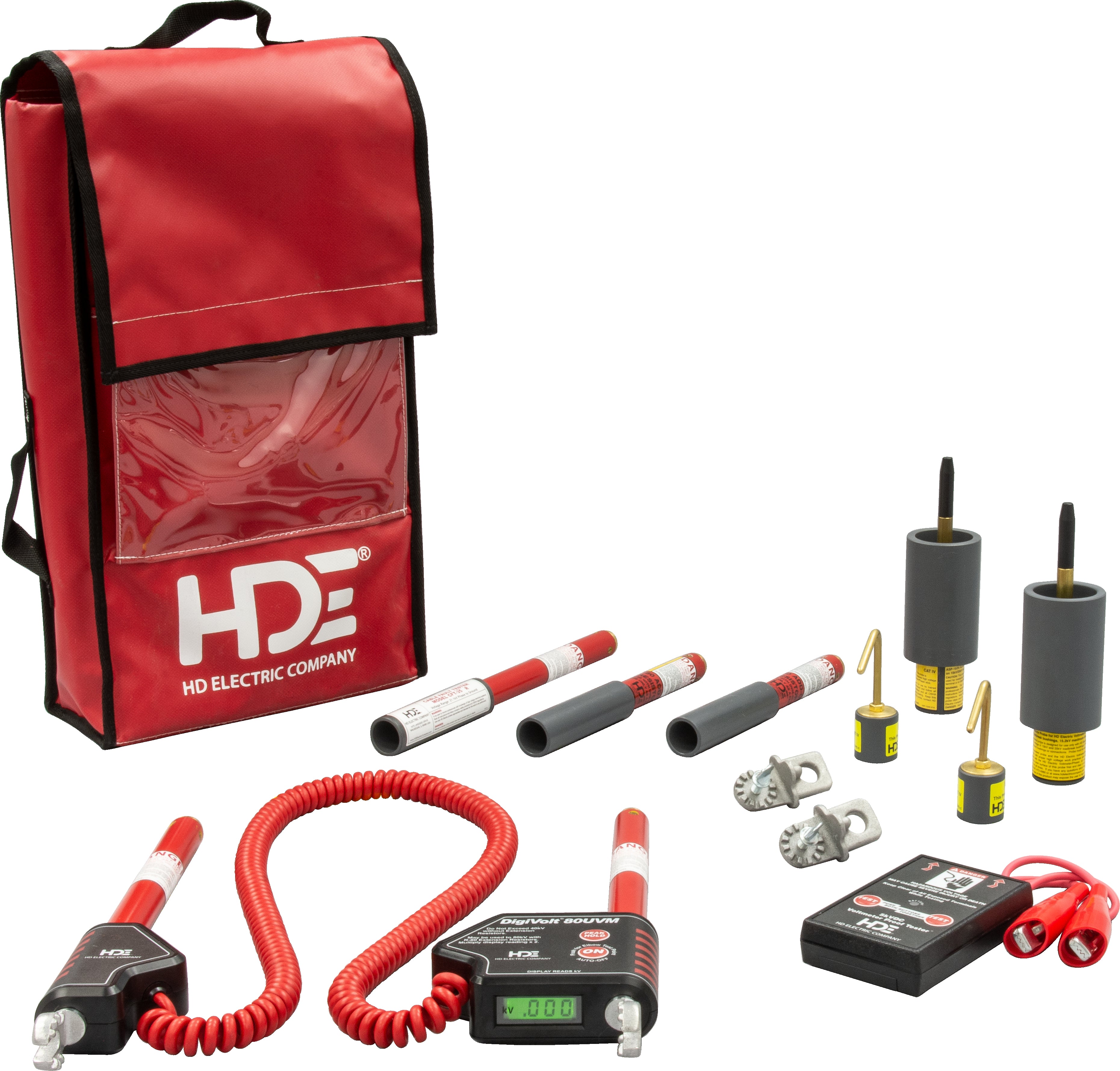 Voltímetro digital Digivolt 80 kV (kit universal) Greenlee - Prueba y Medición