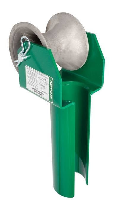 Polea de alimentación para conducto de 4 pulg. Greenlee - Pasacables y Traccionadores