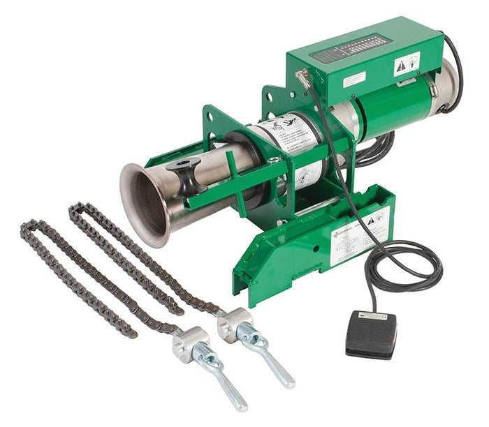 Paquete de traccionador UT10 con montaje de cadena Greenlee - Pasacables y Traccionadores