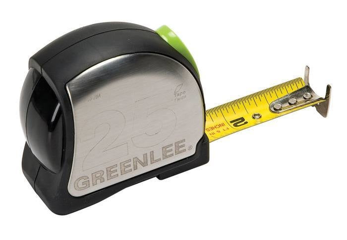 Cinta métrica de retorno automático de 25 pies Greenlee - Herramientas Manuales