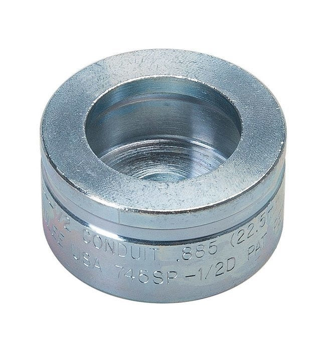 Troquel Speed Punch de 1/2 pulg. de acero inoxidable Greenlee - Sacabocados