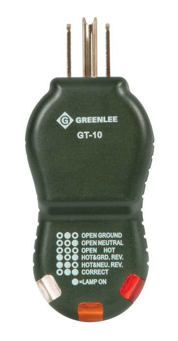 Cubo, polaridad (Gt-10) Greenlee - Prueba y Medición