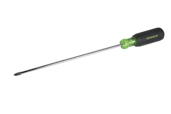 Destornillador de punta Phillips n.º 2 x 10 pulg. para servicio pesado Greenlee - Herramientas Manuales