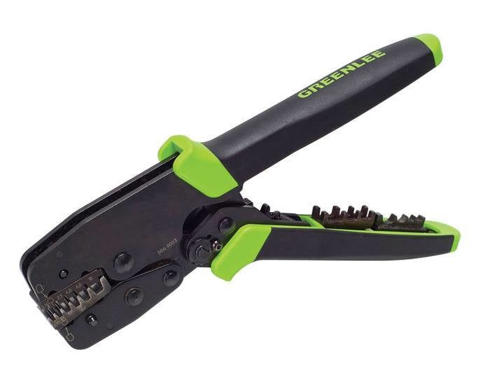 Herramienta de engarzado con juego de troqueles 10873, 10874 y 10875 Greenlee - Herramientas Manuales