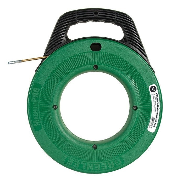 Cinta pasacable flexible de acero de 50' Greenlee - Pasacables y Traccionadores
