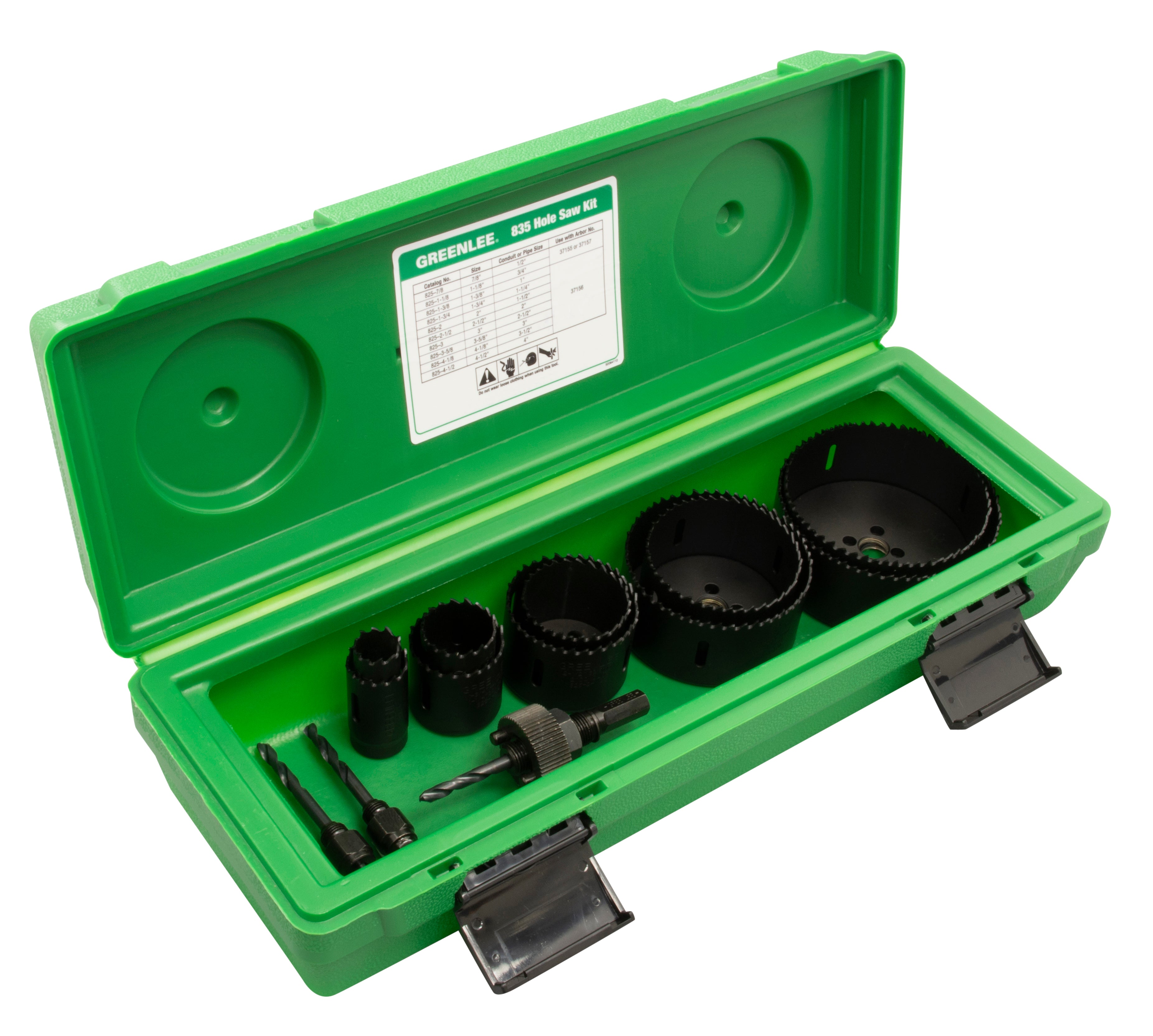 Kit de sierra de perforación Greenlee - Sacabocados