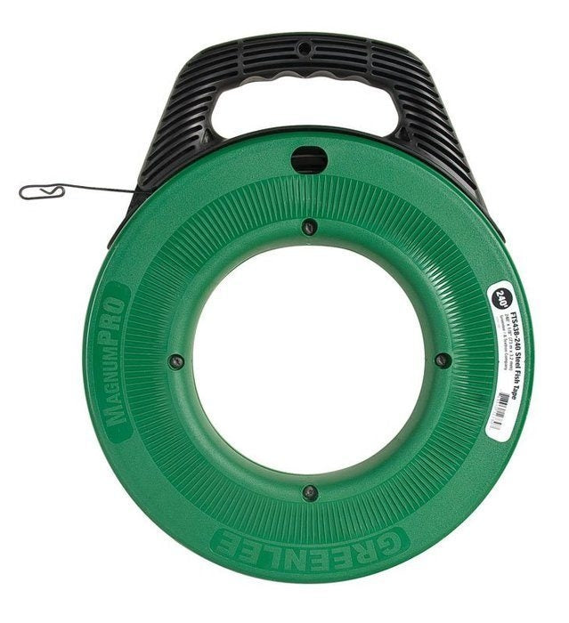 Cinta pasacable de acero de 240' Greenlee - Pasacables y Traccionadores