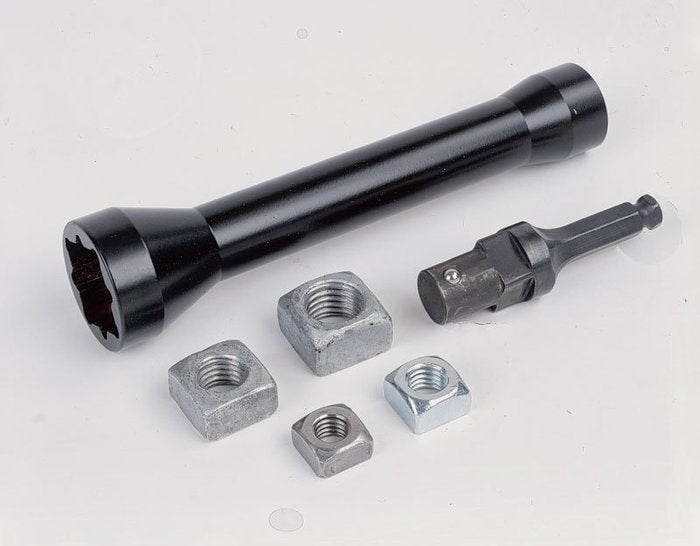 Aprietatuercas con adaptador para tuercas cuadradas de 1 In, 1-1/8 In, 1-5/16 in NR3