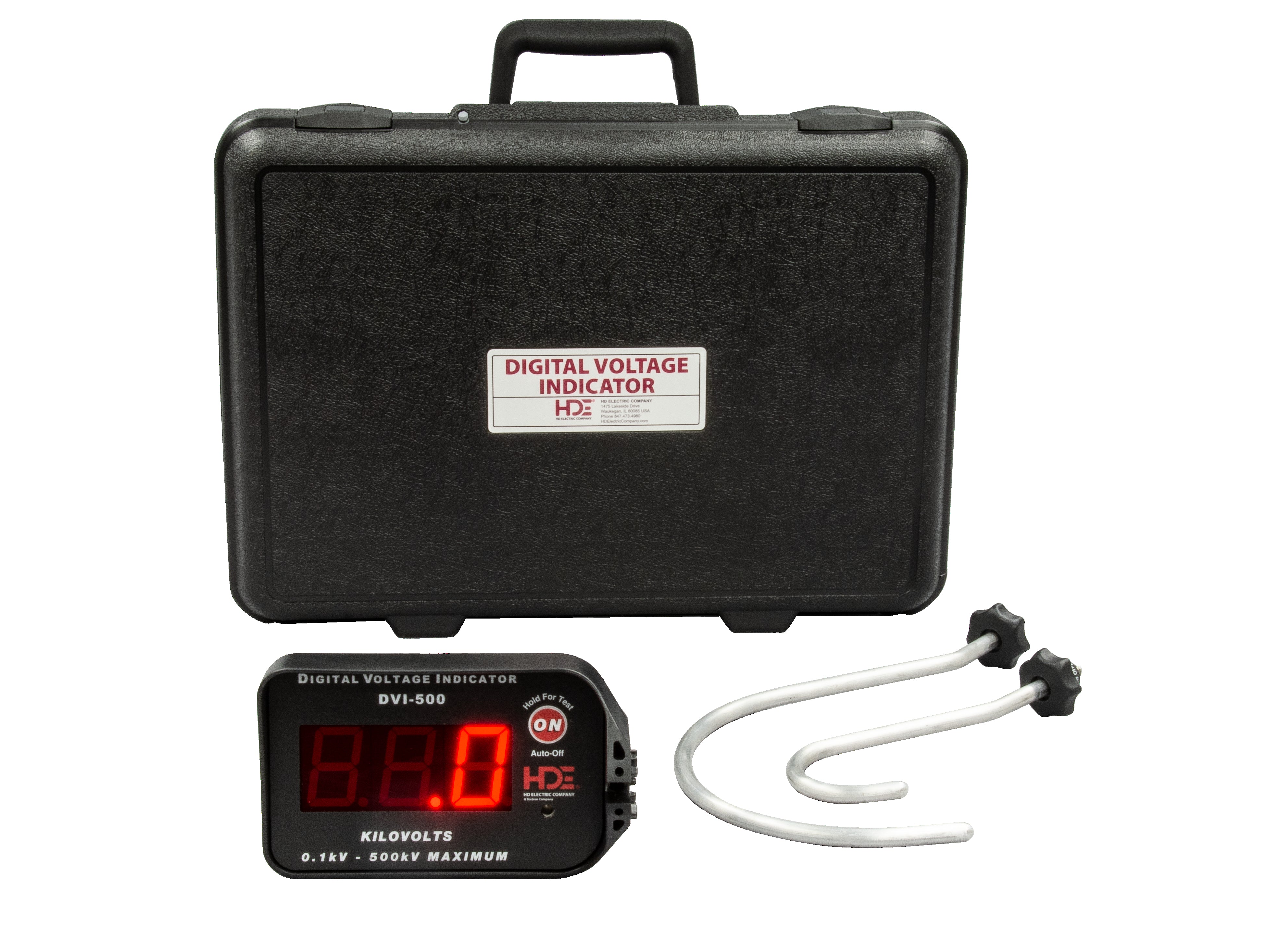 Indicador digital de voltaje de 500 kV, OH Greenlee - Prueba y Medición