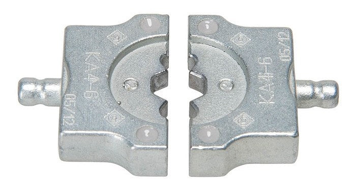 Juego de troqueles para engarzado de aluminio N°. 6 (Ka4-6) Greenlee - Terminación de Cables