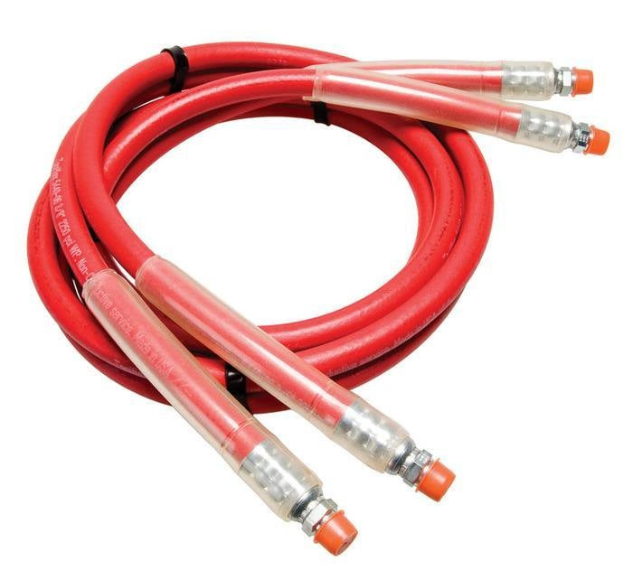 Dos mangueras con diámetro interno de 3/8 pulg. x 8 pies con extremos macho NPTF Greenlee - Herramientas Manuales