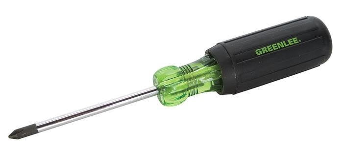 Destornillador de punta Phillips n.º 1 x 3 pulg. para servicio pesado Greenlee - Herramientas Manuales