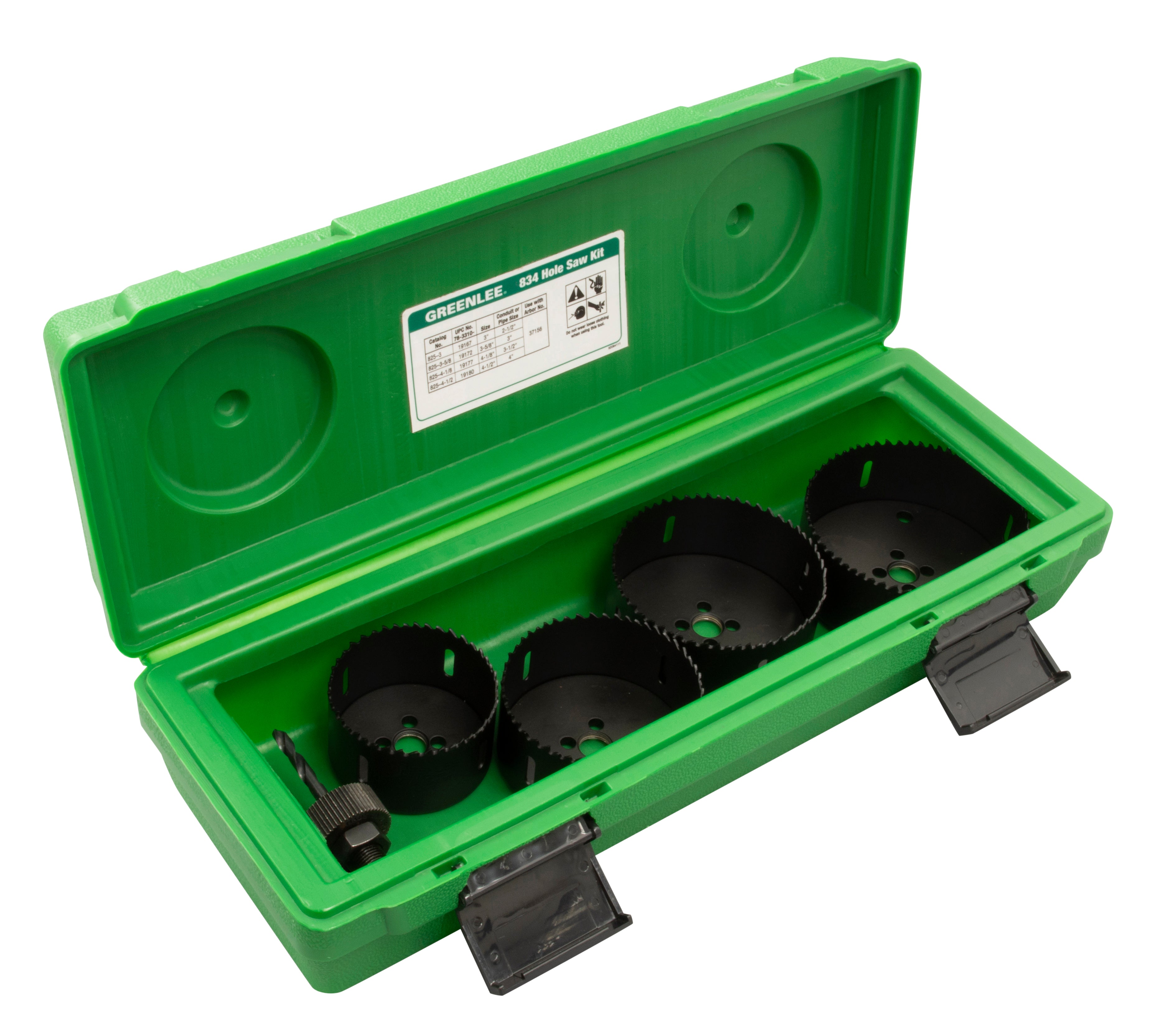 Juego de sierras de perforación Greenlee - Sacabocados
