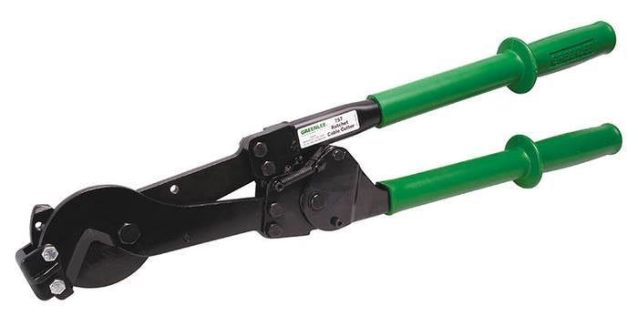 Cortador de cables ACSR con acción de trinquete Greenlee - Terminación de Cables