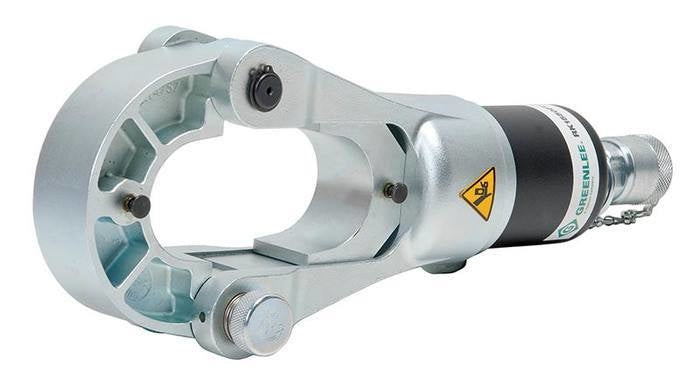 Herramienta de cabezal engarzado de alimentación Remota, Abatible, 15 toneladas Greenlee - Terminación de Cables