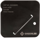 Conjunto de troqueles de acero Raceway Legrand serie 3000 (cubierta) Greenlee - Herramientas Manuales