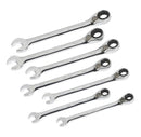 Juego de llaves de trinquete métricas de 7 piezas Greenlee - Herramientas Manuales