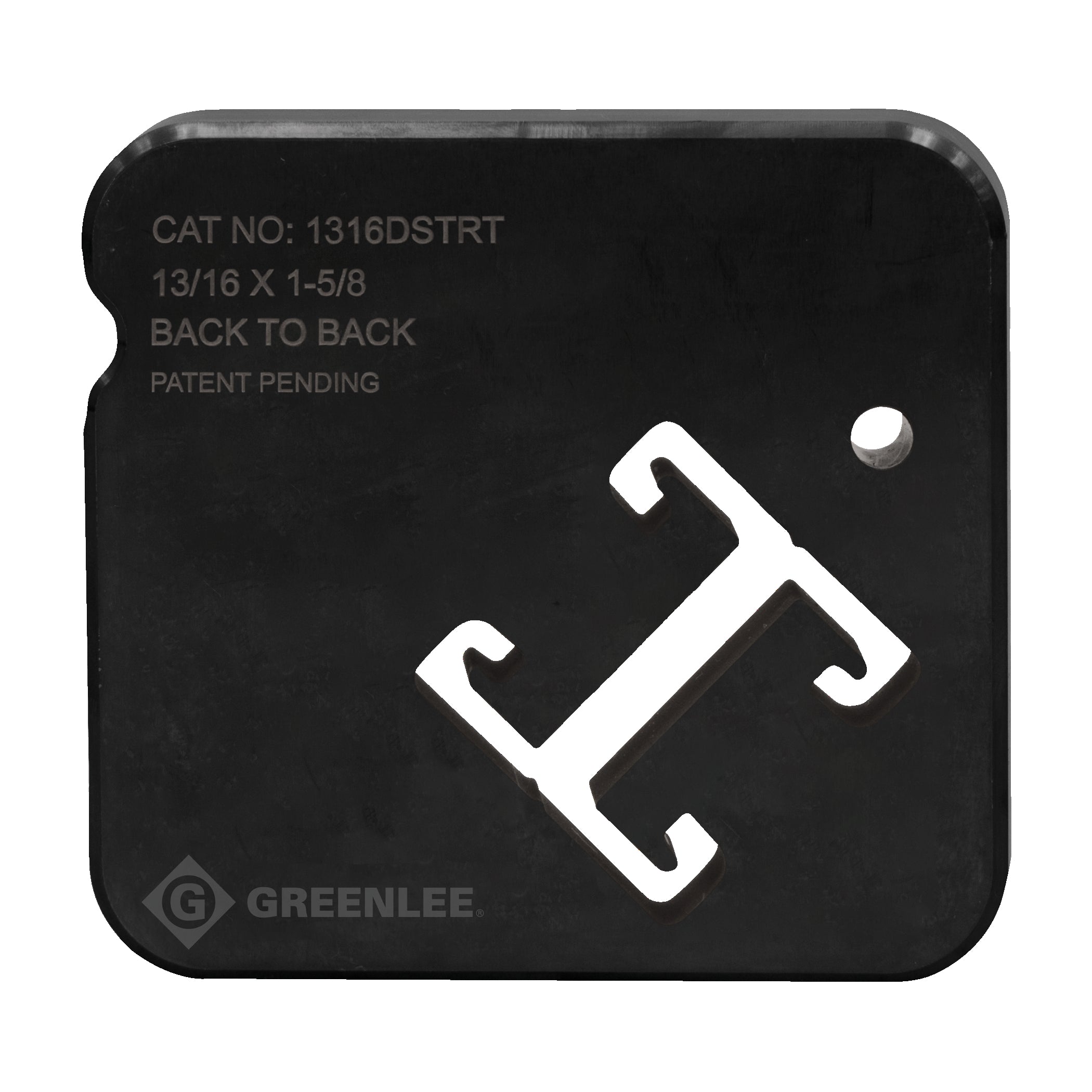 Troqueles para tirantes back to back de 13/16 pulg. x 1-5/8 pulg. Greenlee - Herramientas Manuales