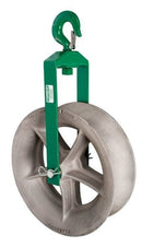 Unidad de polea con gancho de 18 pulg. (8018) Greenlee - Pasacables y Traccionadores
