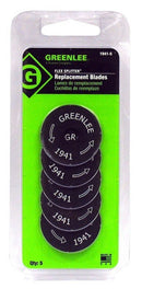 Cuchillas de repuesto (paquete de 5 unidades) Greenlee - Sacabocados