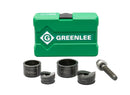 Juego de sacabocados manuales Slug-Buster de 1-1/2 pulg. a 2 pulg. Greenlee - Sacabocados