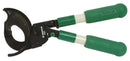 Cortador de cables de trinquete para dos manos Greenlee - Terminación de Cables