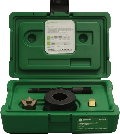 Juego con botón Pulsador, 30,5 mm de repuesto para Greenlee — Greenlee