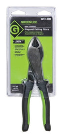 Alicate de corte diagonal de alta palanca de 7 pulg. con mango moldeado Greenlee - Herramientas Manuales