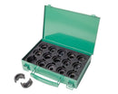Juego de troqueles para conectores de cobre de 8 awg a 600 kcmil Greenlee - Terminación de Cables