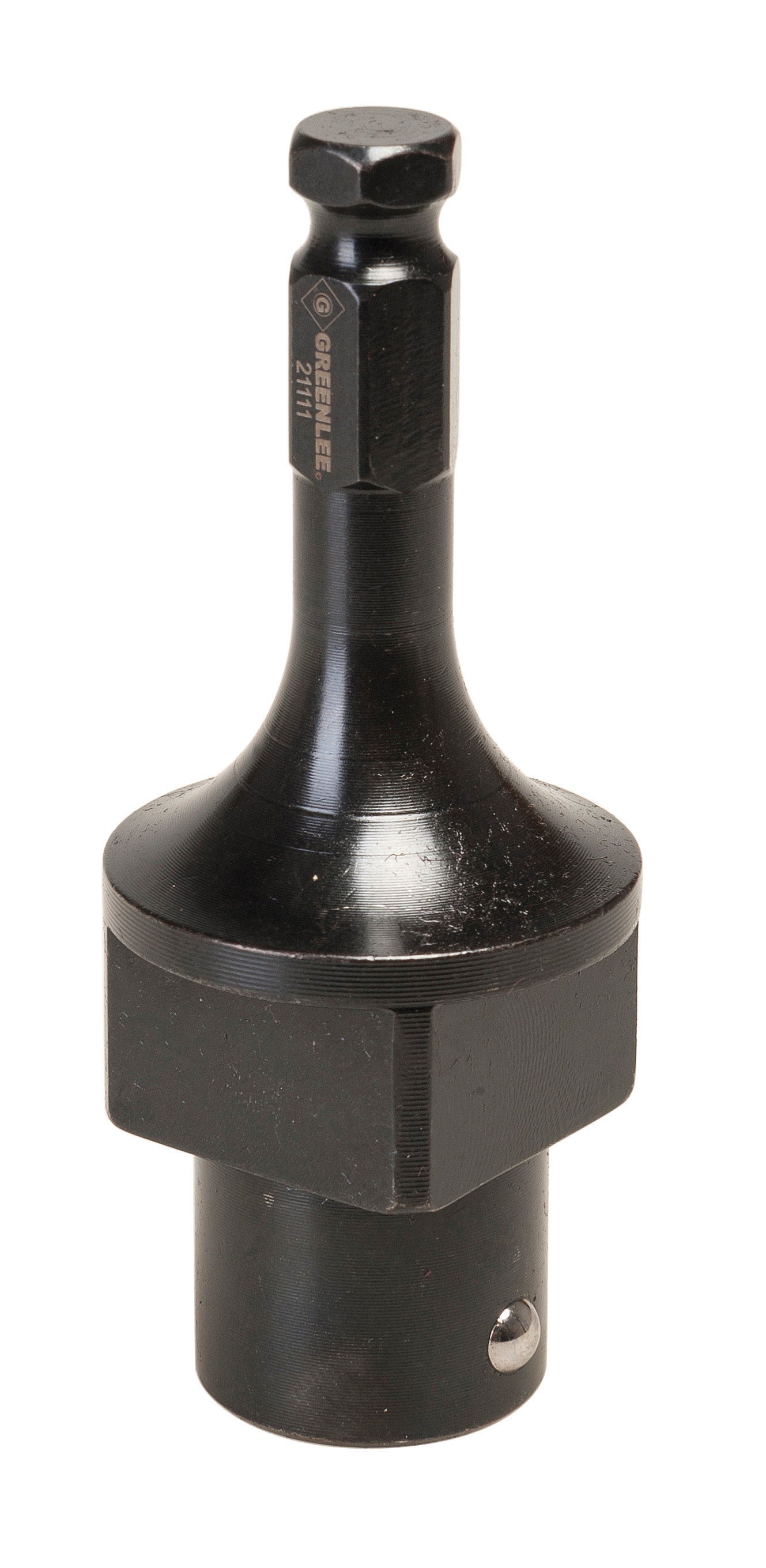Unidad de punzón redondo de 15.2 mm (.598 pulg.) con rodamiento de bolas Greenlee - Sacabocados