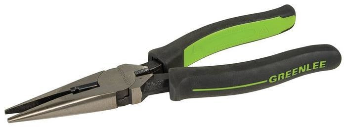 Alicate de punta larga y pelacables de 8 pulg. con mango moldeado Greenlee - Herramientas Manuales