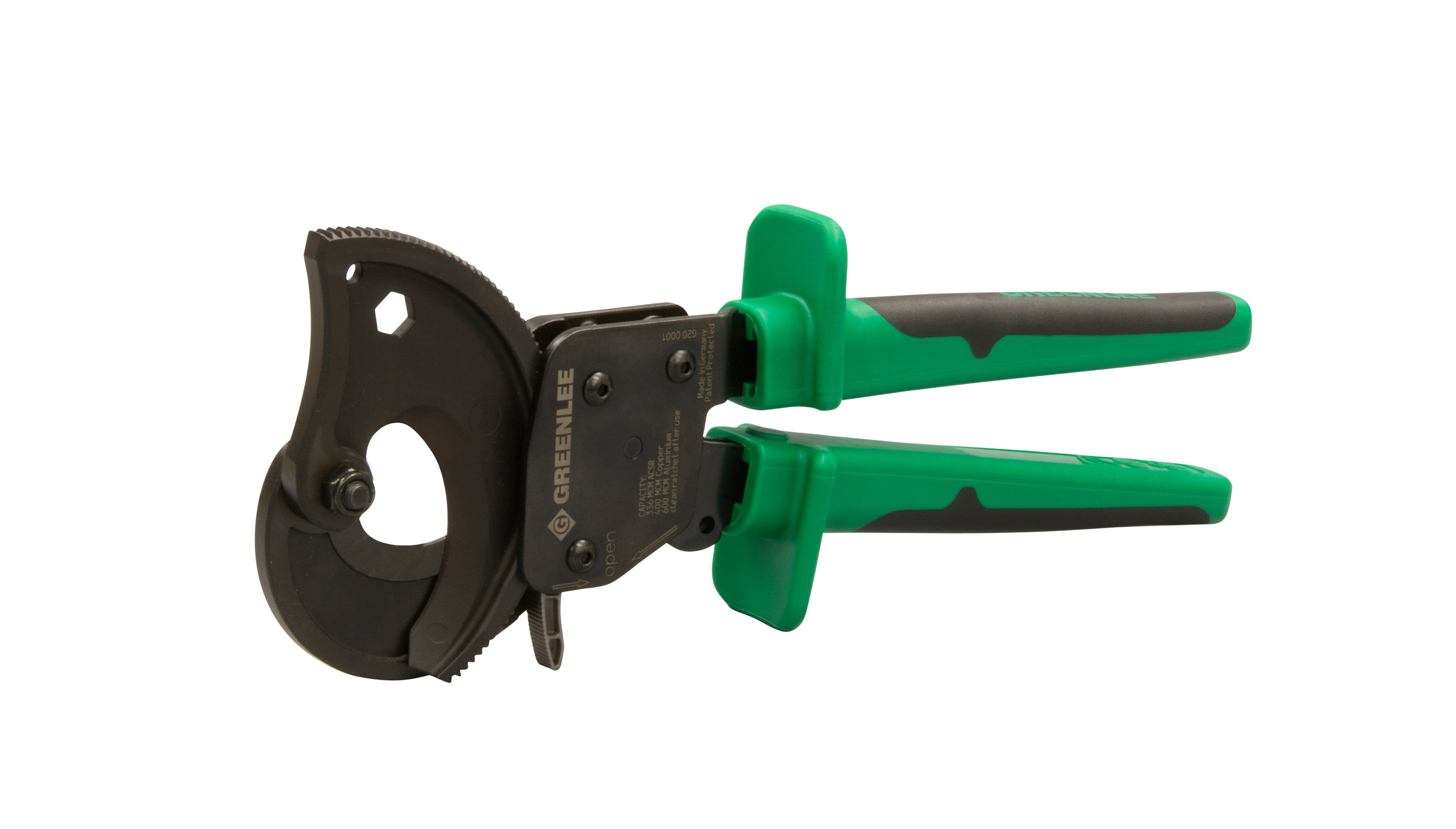 Cortador ACSR con trinquete abatible Greenlee - Terminación de Cables