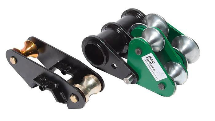 Unidad de rodillo simple para IMC de 1-1/2 pulg. a 2 pulg. (555CX/DX) Greenlee - Curvado