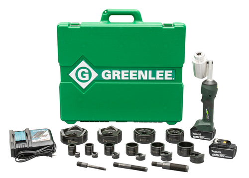 Kit de sacabocados hidráulicos a batería de 11 ton Greenlee — Greenlee