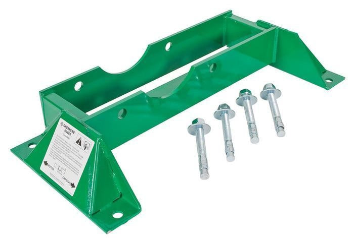 Ensamble de montaje al piso Greenlee - Pasacables y Traccionadores