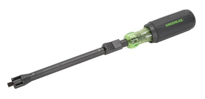 Destornillador con sujetador de tornillos de 1/4 pulg. x 7 pulg. Greenlee - Herramientas Manuales