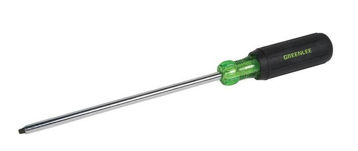 Destornillador de punta cuadrada n.º 3 x 8 pulg. Greenlee - Herramientas Manuales