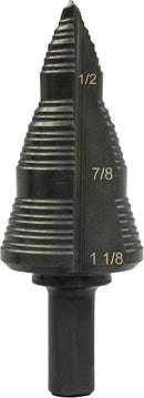 Broca escalonada de 1 1/8 pulg (N.° 9) Greenlee - Sacabocados