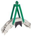 Polea de transportador de 24 pulg. con 6 ruedas de polea Greenlee - Pasacables y Traccionadores