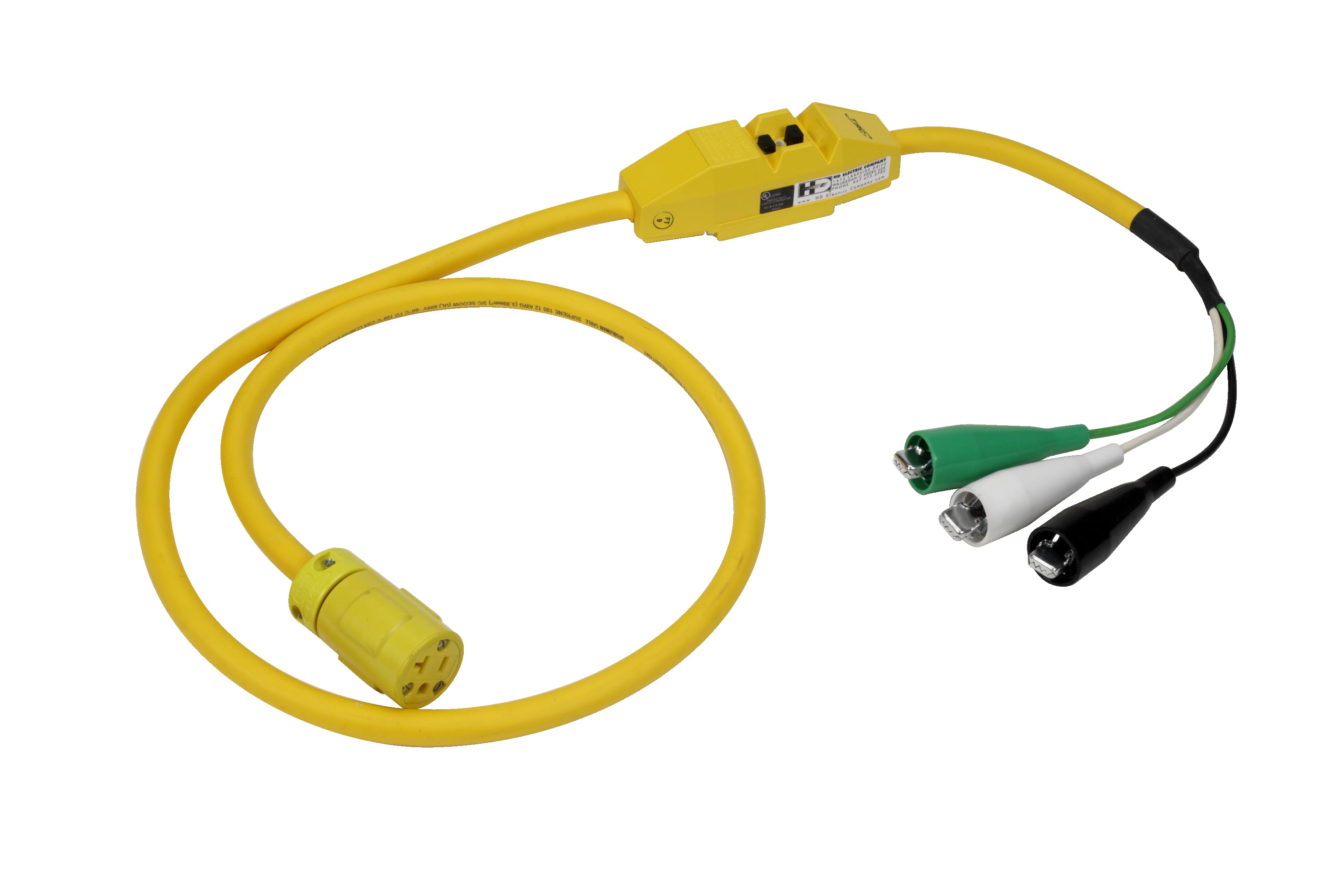 Cable con clip de extensión Greenlee - Prueba y Medición