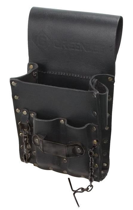 Morral de cuero con 5 bolsillos Greenlee - Almacenamiento