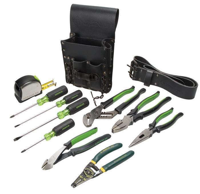 Juego de herramientas estándar para electricistas de 12 piezas Greenlee - Herramientas Manuales