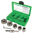 Kit de corte con puntas de carburo de cambio rápido de 5 piezas Greenlee - Sacabocados