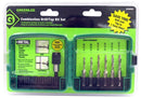 Juego de 6 brocas para taladro de 6-32 a 1/4-20 Greenlee - Sacabocados