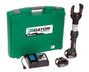 Cortador de 2 pulg. con dos baterías de 4,0 Ah de 12 V de cargador y estuche Greenlee - Terminación de Cables