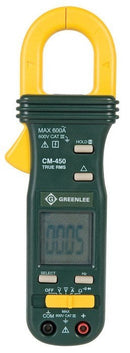 Pinza amperimétrica RMS verdadero CA Greenlee - Prueba y Medición